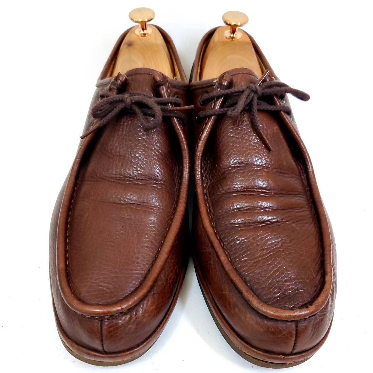 リーガル チロリアンシューズ ワラビー モカシン Uチップ ダーク