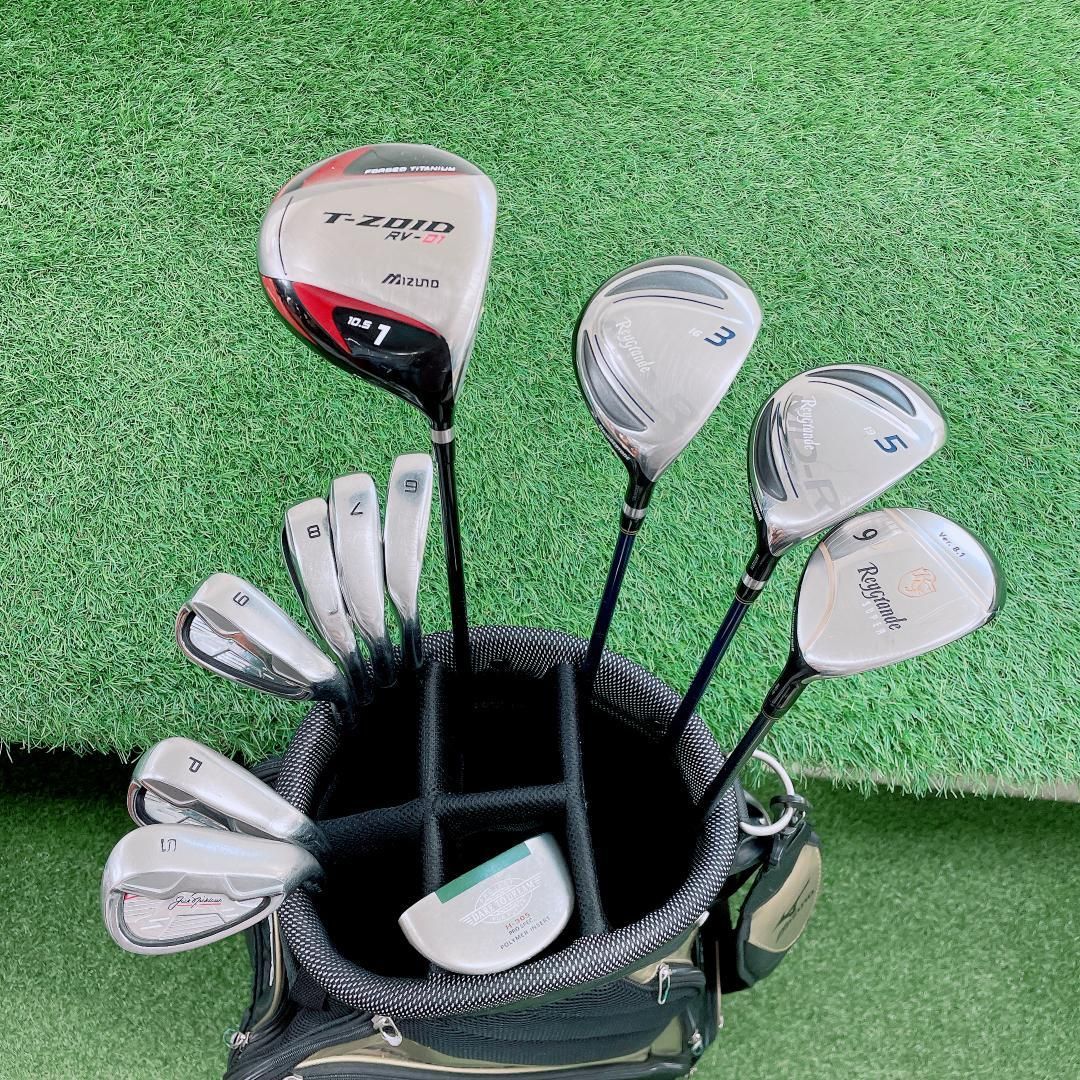 ミズノ T-ZOID RV-01 ゴルフクラブ 優しいセット ミズノ T-ZOID RV-01 ゴルフクラブ セット 11本 N2144 - メルカリ