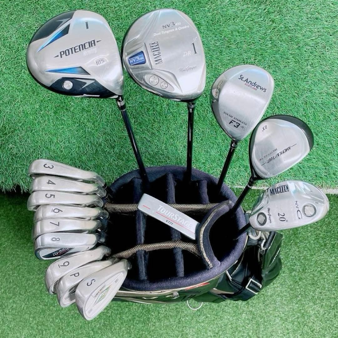 マグレガー MACTEC メンズ ゴルフクラブ セット 15本 N2140 - メルカリ