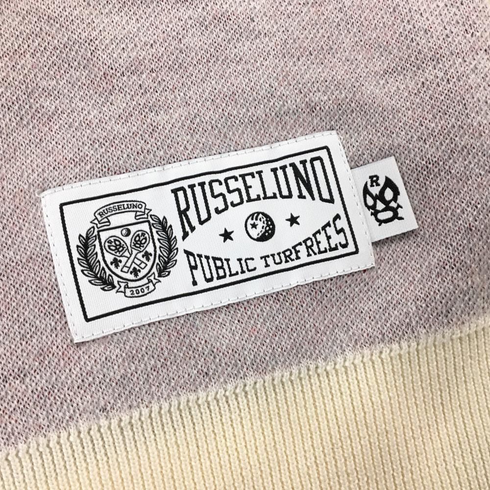 超美品】ラッセルノ ニットベスト 白×レッド×ネイビー ウール100