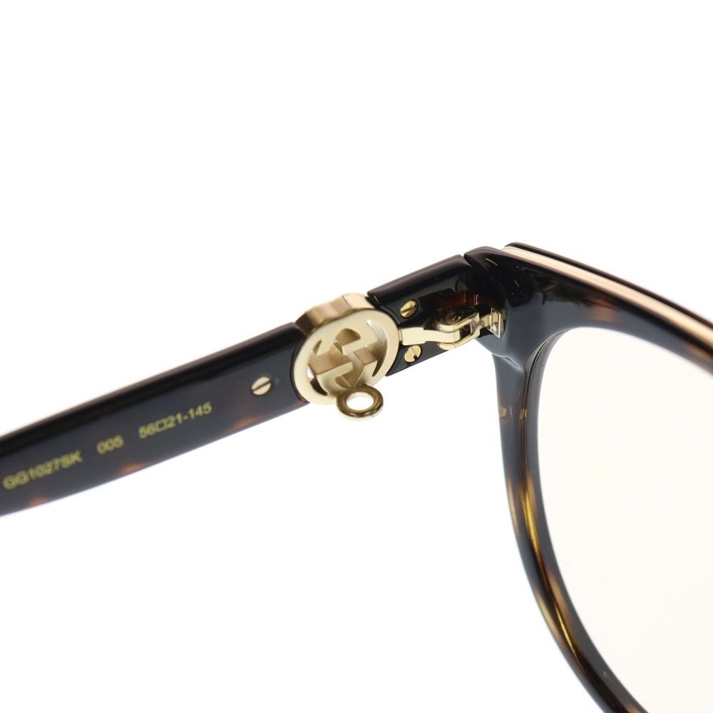 極美品！グッチ GUCCI サングラス　チェーン　インターロッキング チャーム付 GUCCI (グッチ) グラスチェーン付き インターロッキング アジアン