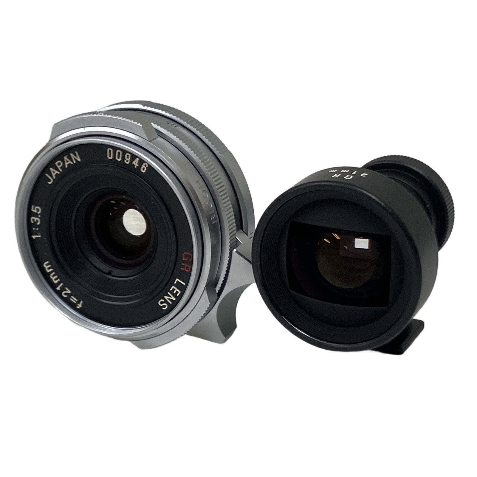 RICOH GR LENS f=21mm 1:3.5 単焦点レンズ 外付けファインダー付き