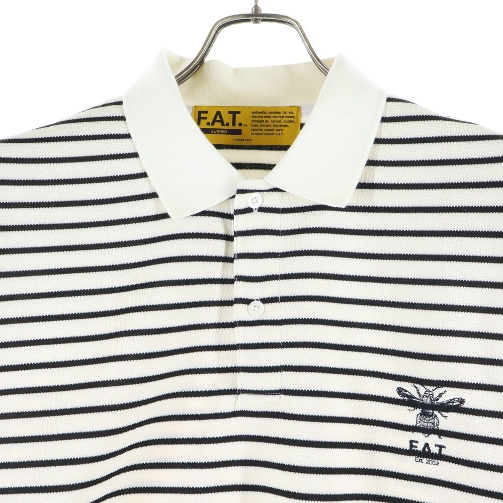 FAT (エフエーティー) BEEDER ビーダー ボーダー 半袖ポロシャツ