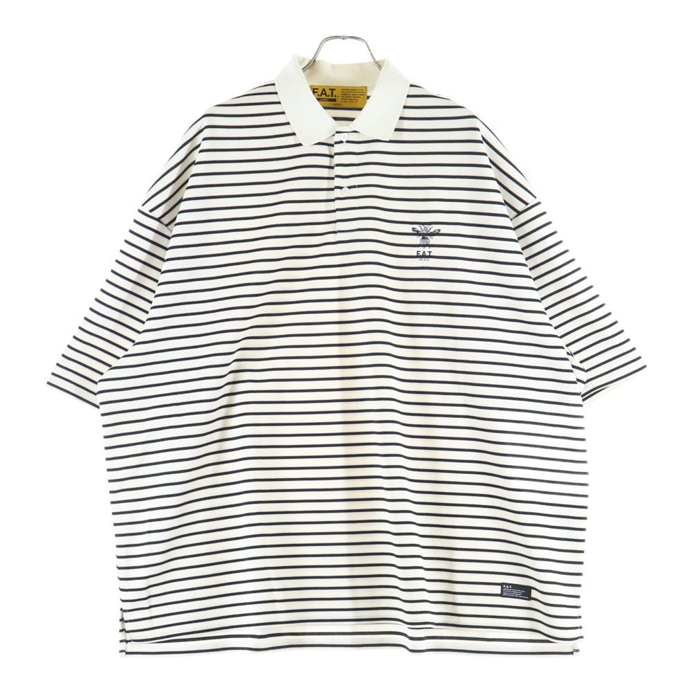 FAT (エフエーティー) BEEDER ビーダー ボーダー 半袖ポロシャツ