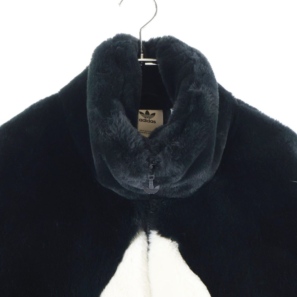 adidas originals★ビッグロゴ★ファージャケット☆希少　XXL adidas (アディダス) Big Logo Fur Jacket HC0323 A6A001 ビッグロゴ