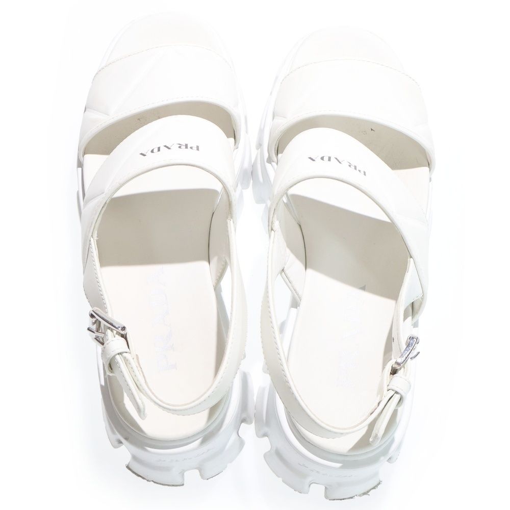 PRADA (プラダ) モノリス カーフスキン レザー ロゴプリント チャン