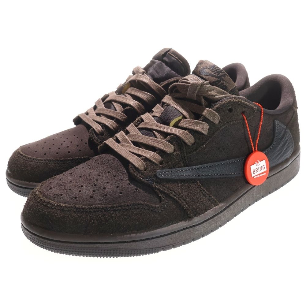 NIKE (ナイキ) ×TRAVIS SCOTT AIR JORDAN 1 LOW OG SP VELVET BROWN