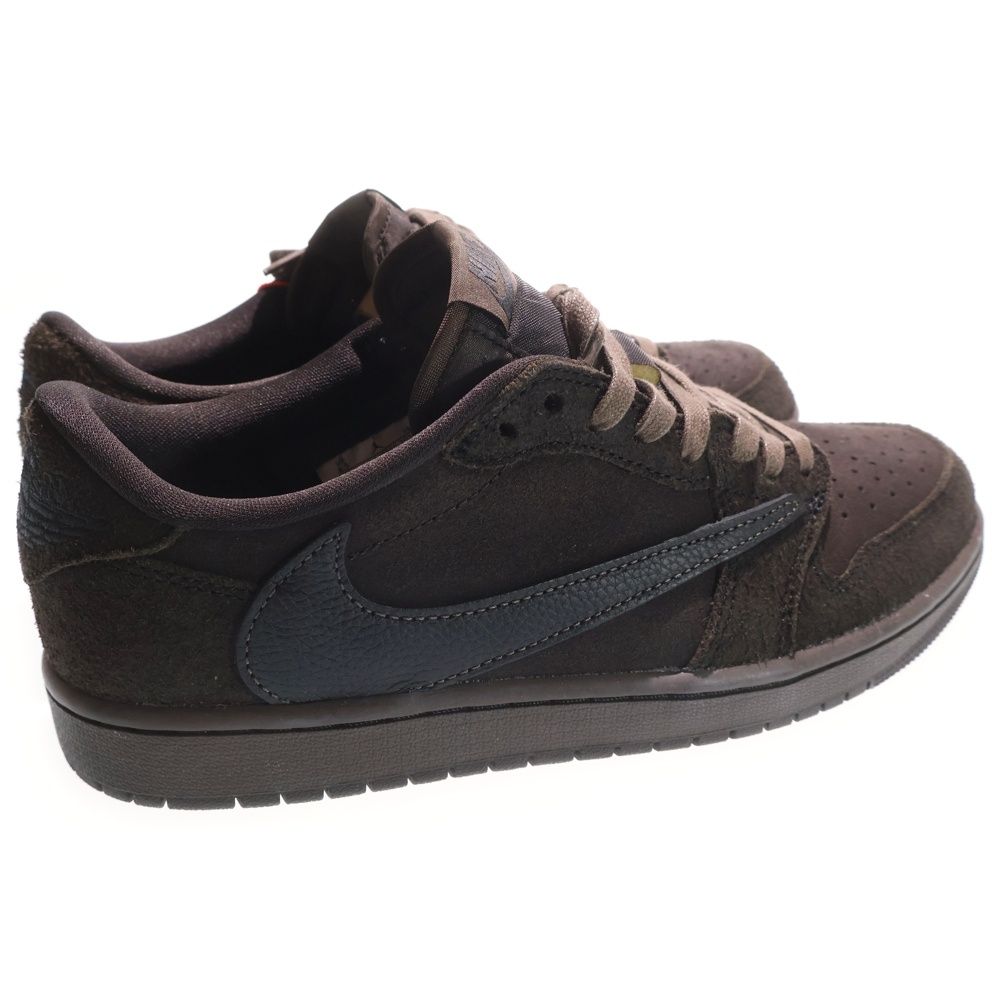 NIKEエアジョーダン1lowトラビス・スコットベルベットブラウンメルカリ最安値 NIKE (ナイキ) ×TRAVIS SCOTT AIR JORDAN 1 LOW OG SP VELVET BROWN