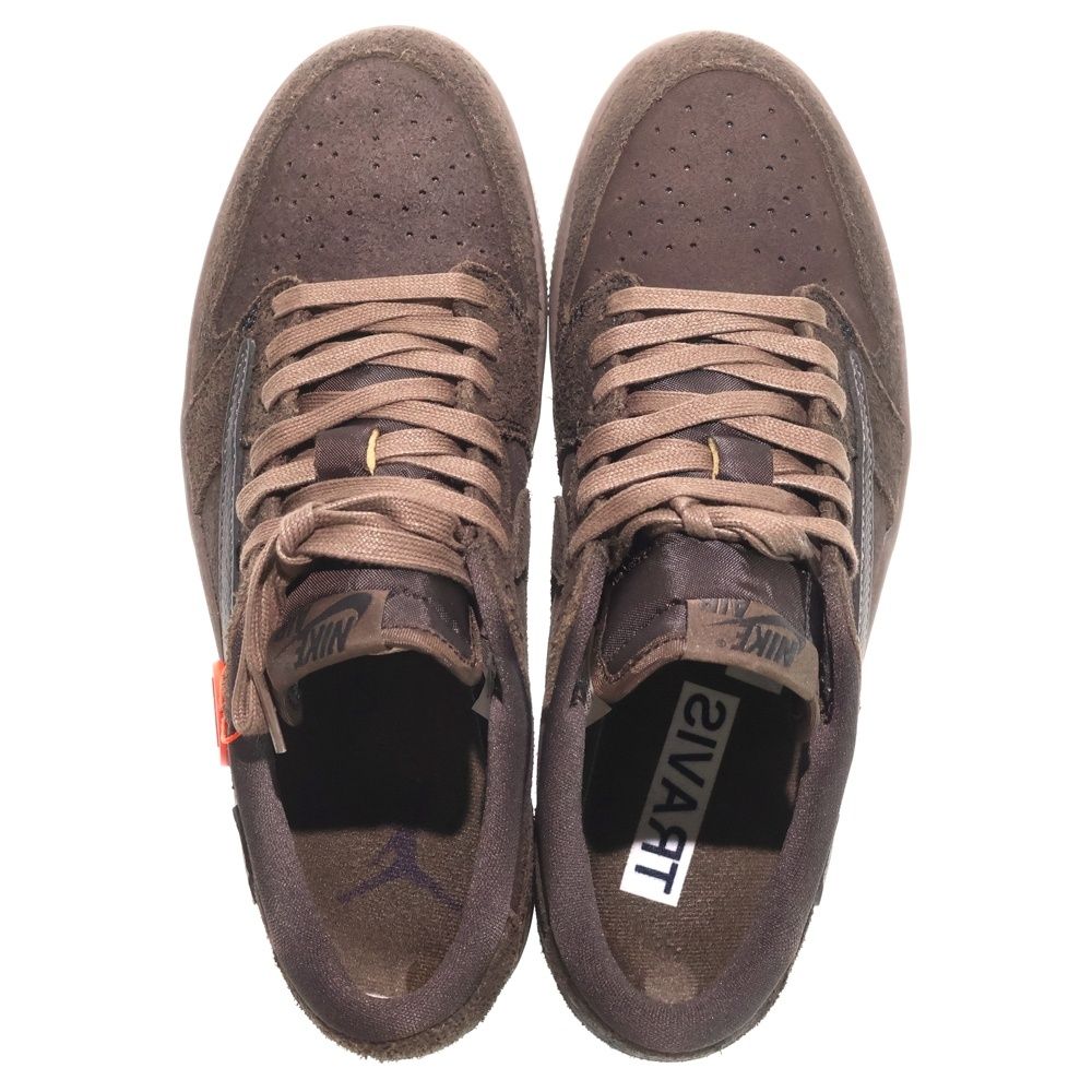 NIKE (ナイキ) ×TRAVIS SCOTT AIR JORDAN 1 LOW OG SP VELVET BROWN