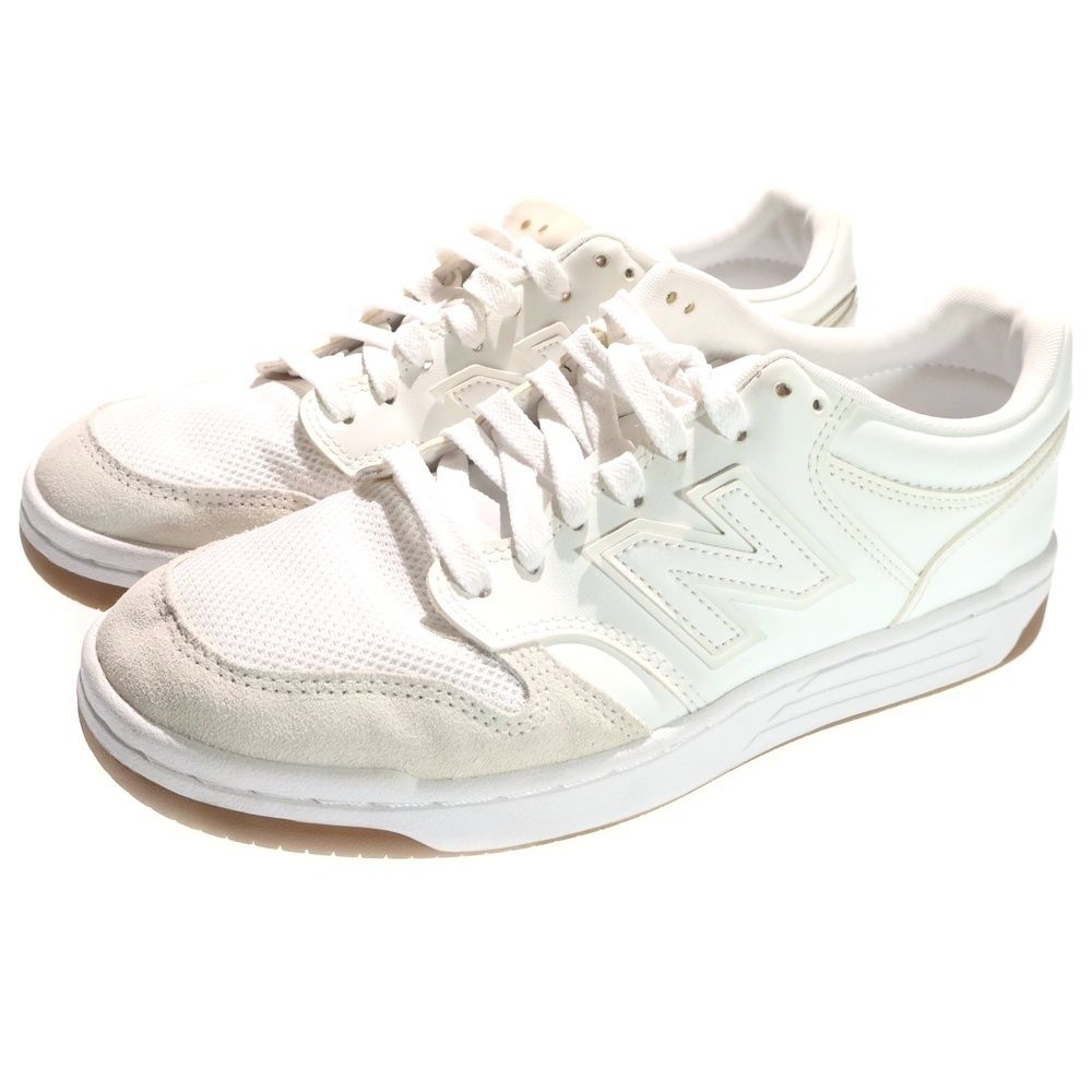 New Balance (ニューバランス) BB480LFR スエードレザー ローカットスニーカー US8.5/26.5cm ホワイト
