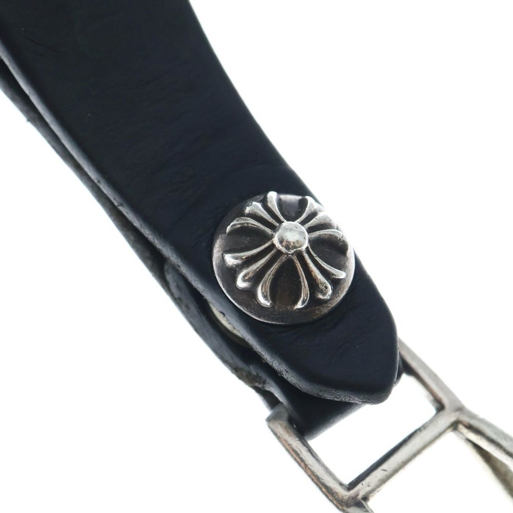 CHROME HEARTS (クロムハーツ) BELT LOOP クロスボールボタンレザー