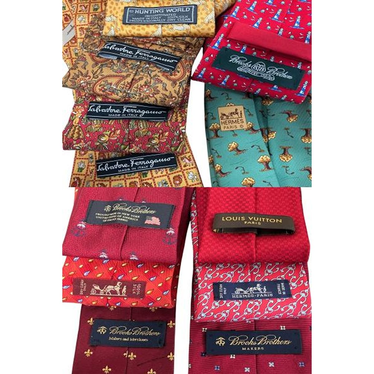 ネクタイ おまとめ 21点 ブランド 10点 その他 11点 ルイヴィトン