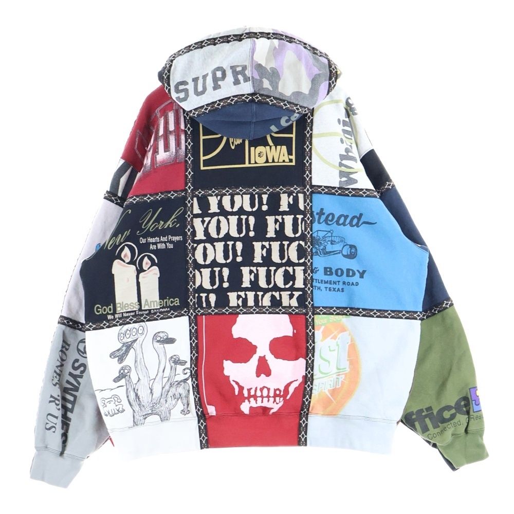 SUPREME (シュプリーム) 25AW ×Number (N)ine Patchwork Zip Up Hooded