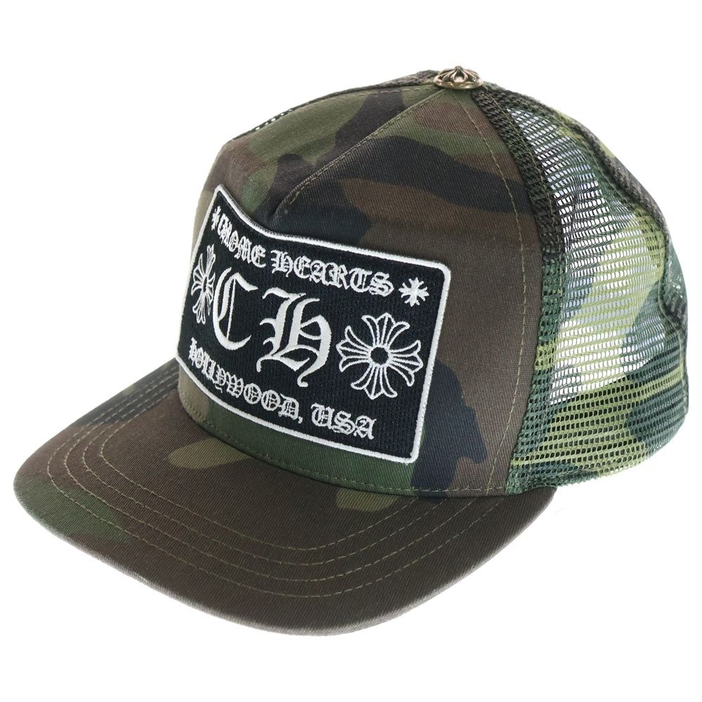 CHROME HEARTS (クロムハーツ) TRUCKER CAP カモフラージュ 迷彩