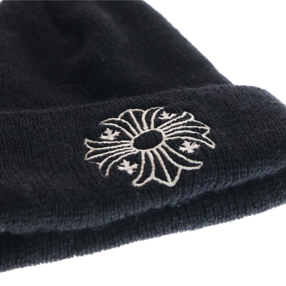 CHROME HEARTS (クロムハーツ) WOOL WATCH CAP CHプラス刺繍ウール