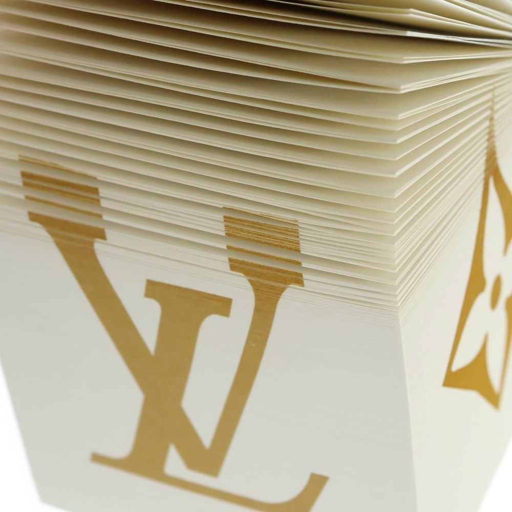 LOUIS VUITTON (ルイヴィトン) モノグラム キューブ型 ボックス メモ帳