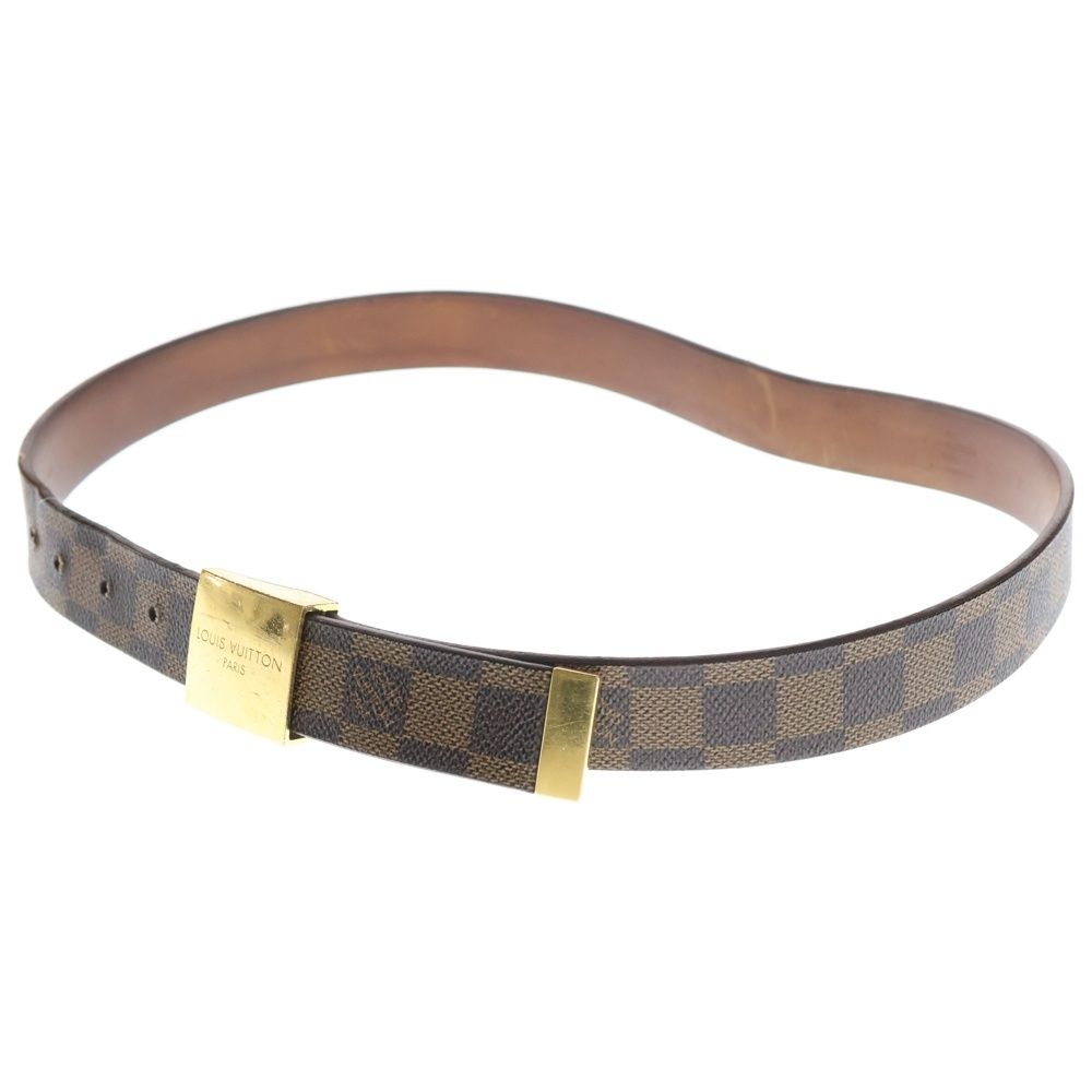 LOUIS VUITTON (ルイヴィトン) ダミエ サンチュール キャレ ベルト