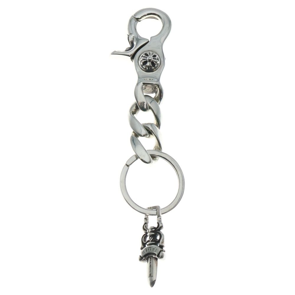 クロムハーツ サイズ:ショート  CLP CHN CLASSIC-S ショートクラシックリンク シルバーキーチェーン 中古 NO05 CHROME HEARTS (クロムハーツ) CLP CHN CLASSIC-S/ショートクラシック