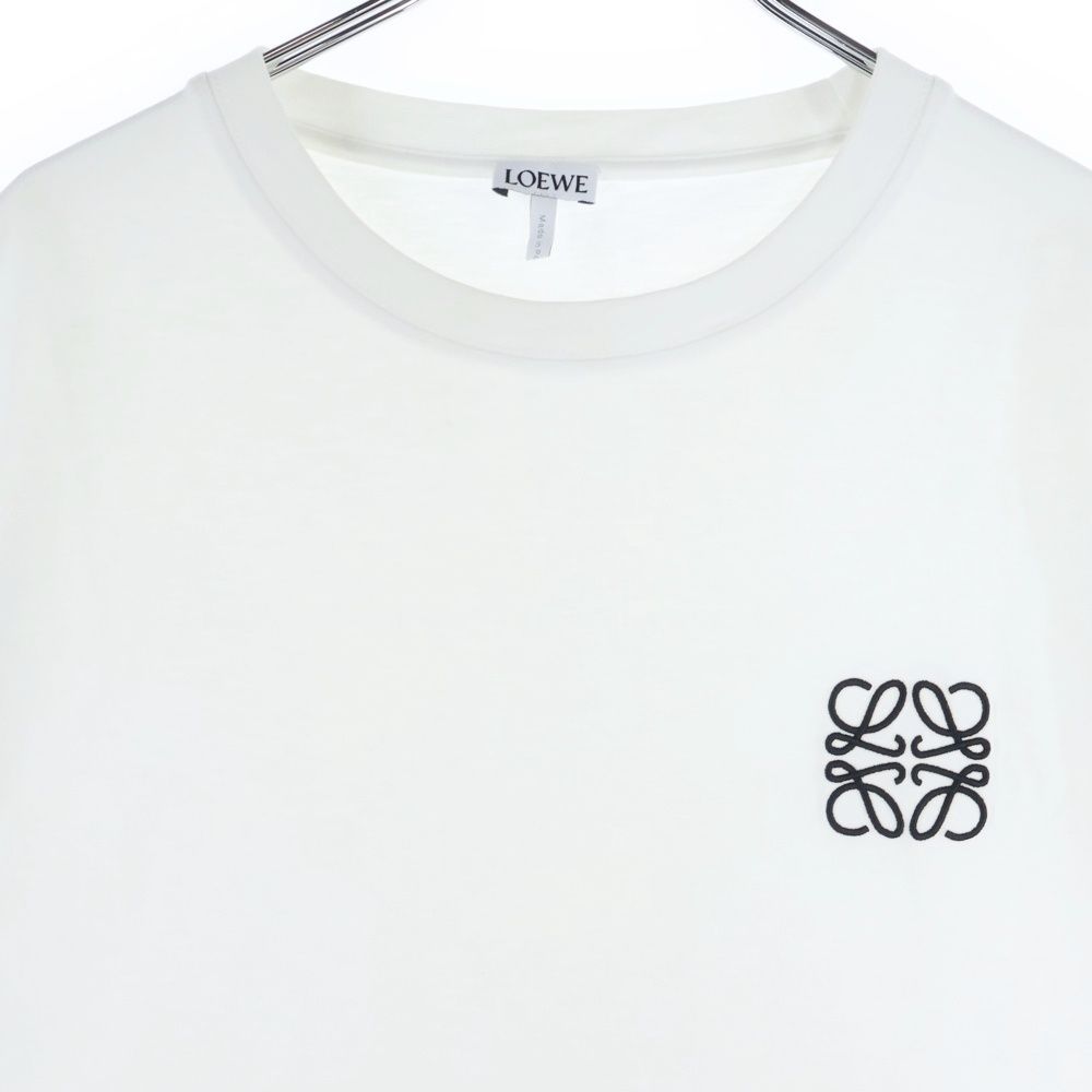 LOEWE (ロエベ) アナグラム刺繍tロゴTシャツ ホワイト H526Y22X75