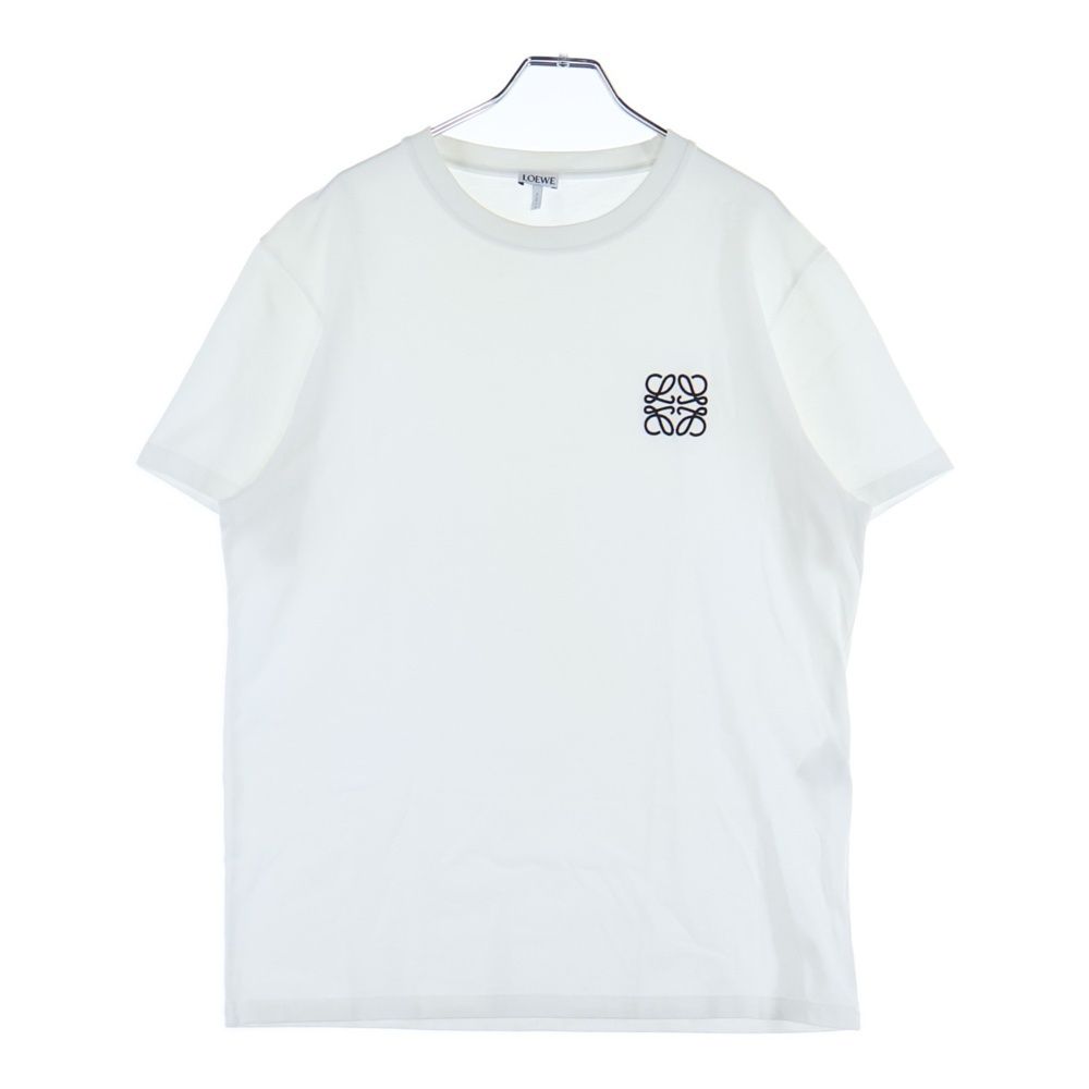 LOEWE (ロエベ) アナグラム刺繍tロゴTシャツ ホワイト H526Y22X75