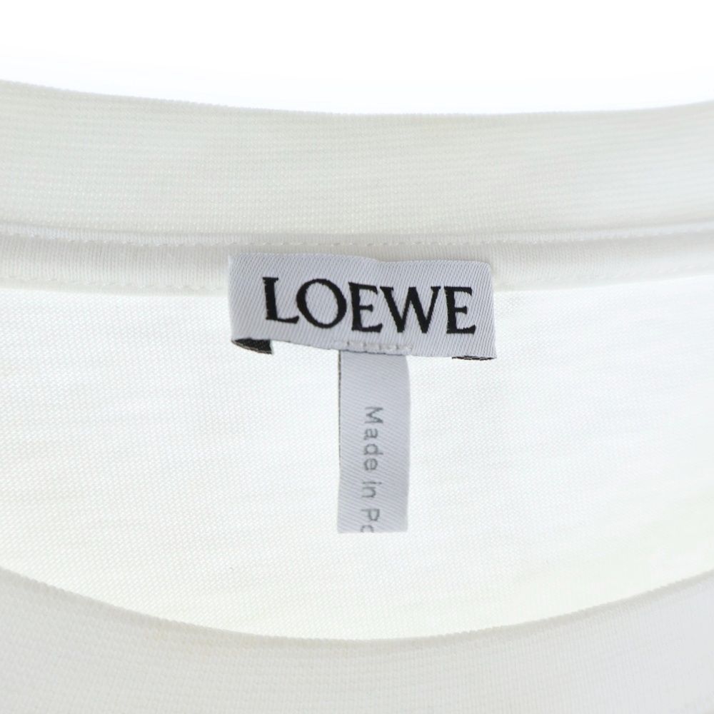 LOEWE (ロエベ) アナグラム刺繍tロゴTシャツ ホワイト H526Y22X75