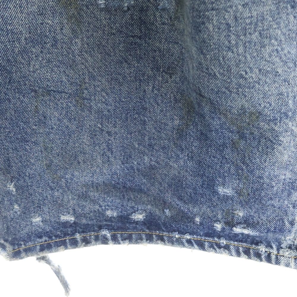 BALENCIAGA (バレンシアガ) 23SS ダメージ加工バギーデニムパンツ