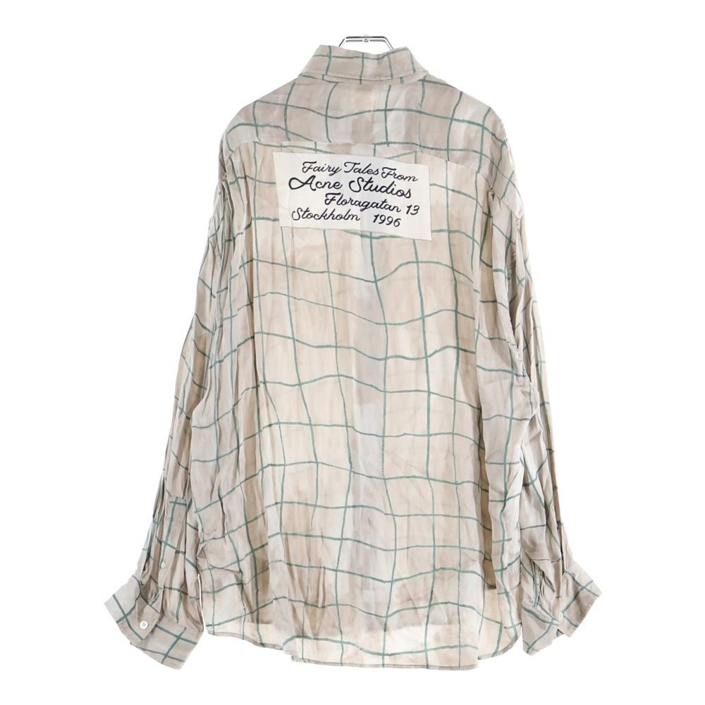 Acne Studios (アクネ ストゥディオズ) Back Logo Rayon Shirts バック