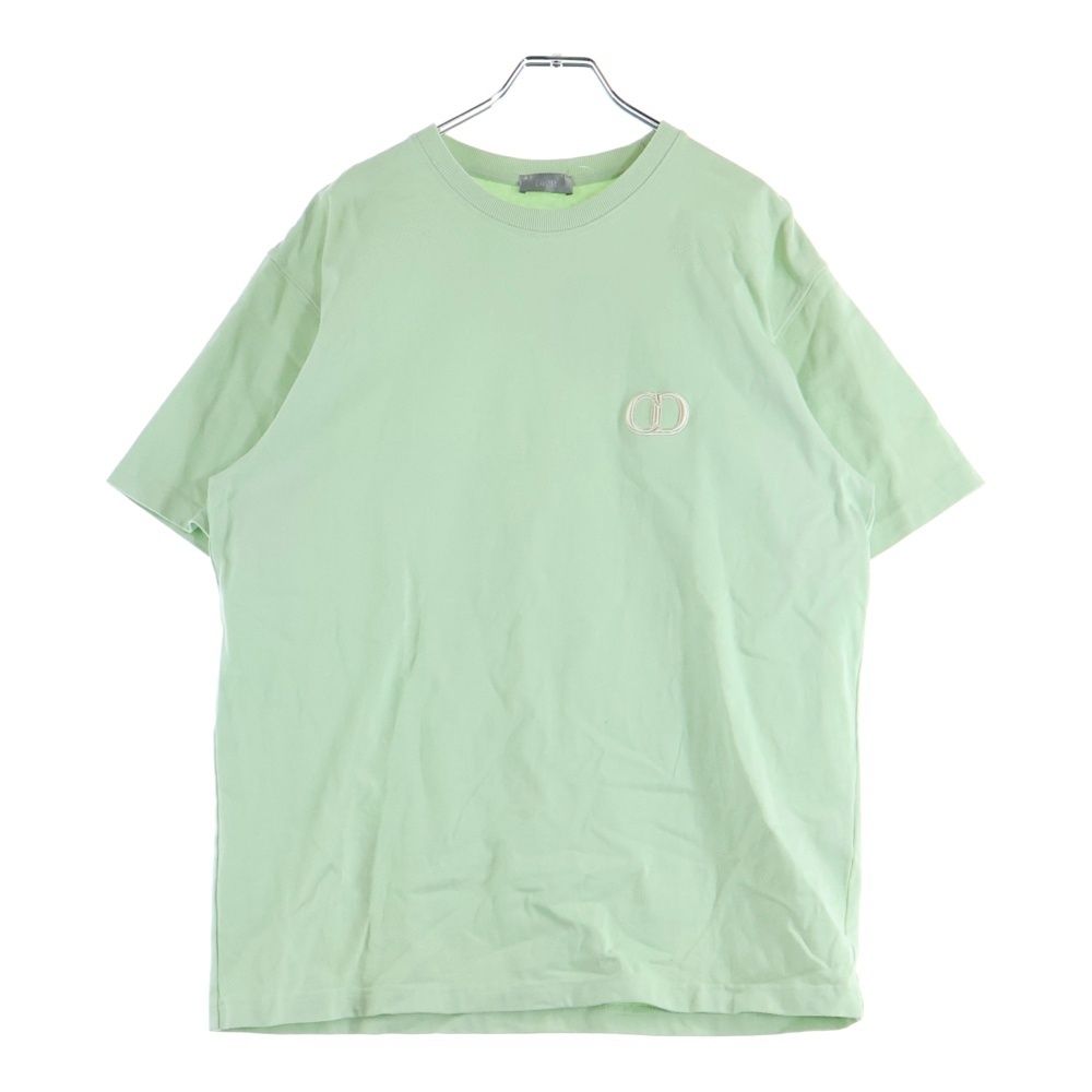 DIOR (ディオール) CD Icon S/S Tee CDロゴ刺繍 半袖Tシャツ グリーン
