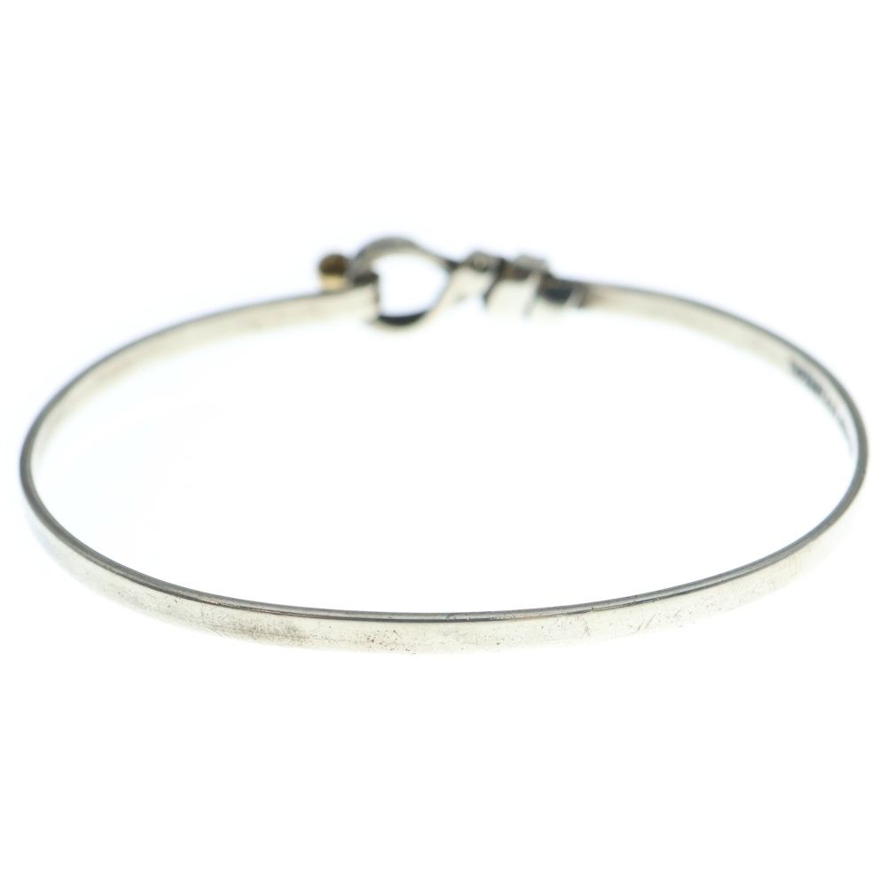 TIFFANY & Co. (ティファニー) フック&アイ バングル 925/750 シルバー