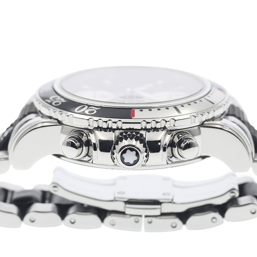  モンブラン MONTBLANC 7034 マイスターシュティック クロノグラフ 自動巻き メンズ _922779 オーバーサイズ 自動巻き時計 腕時計(アナログ)