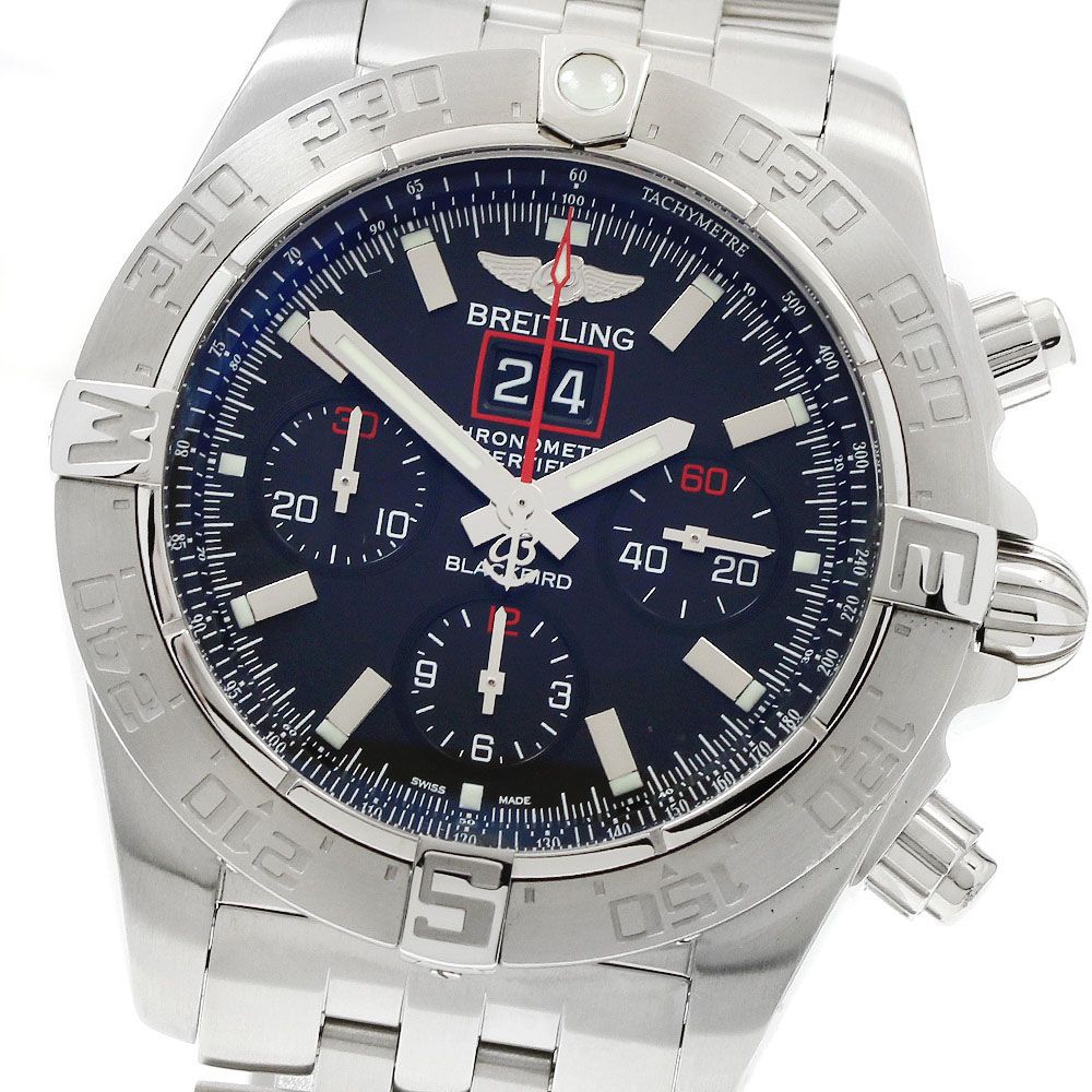 ブライトリング BREITLING A44360 クロノマット ブラックバード 2000本 自動巻き メンズ き_934466