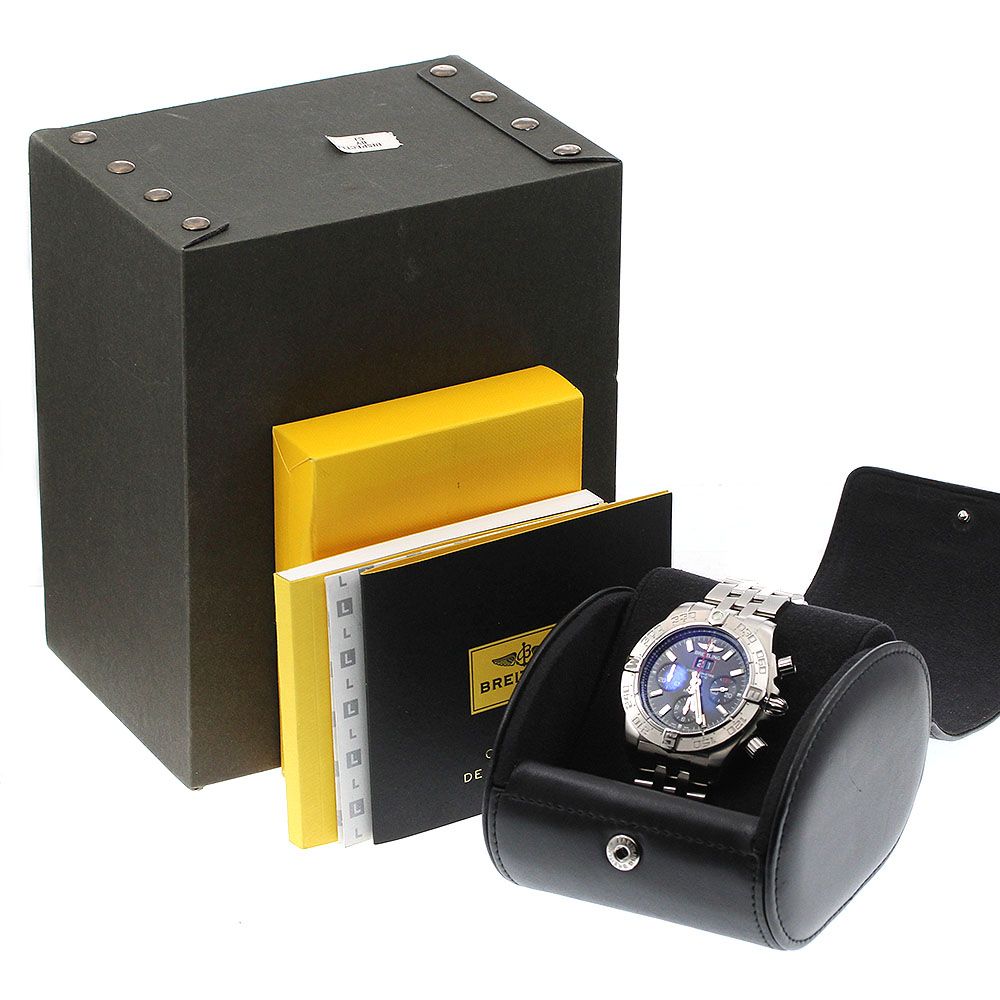  ブライトリング BREITLING A44360 クロノマット ブラックバード 2000本 自動巻き メンズ き_934466 定番アイテム 自動巻き時計 腕時計(アナログ)