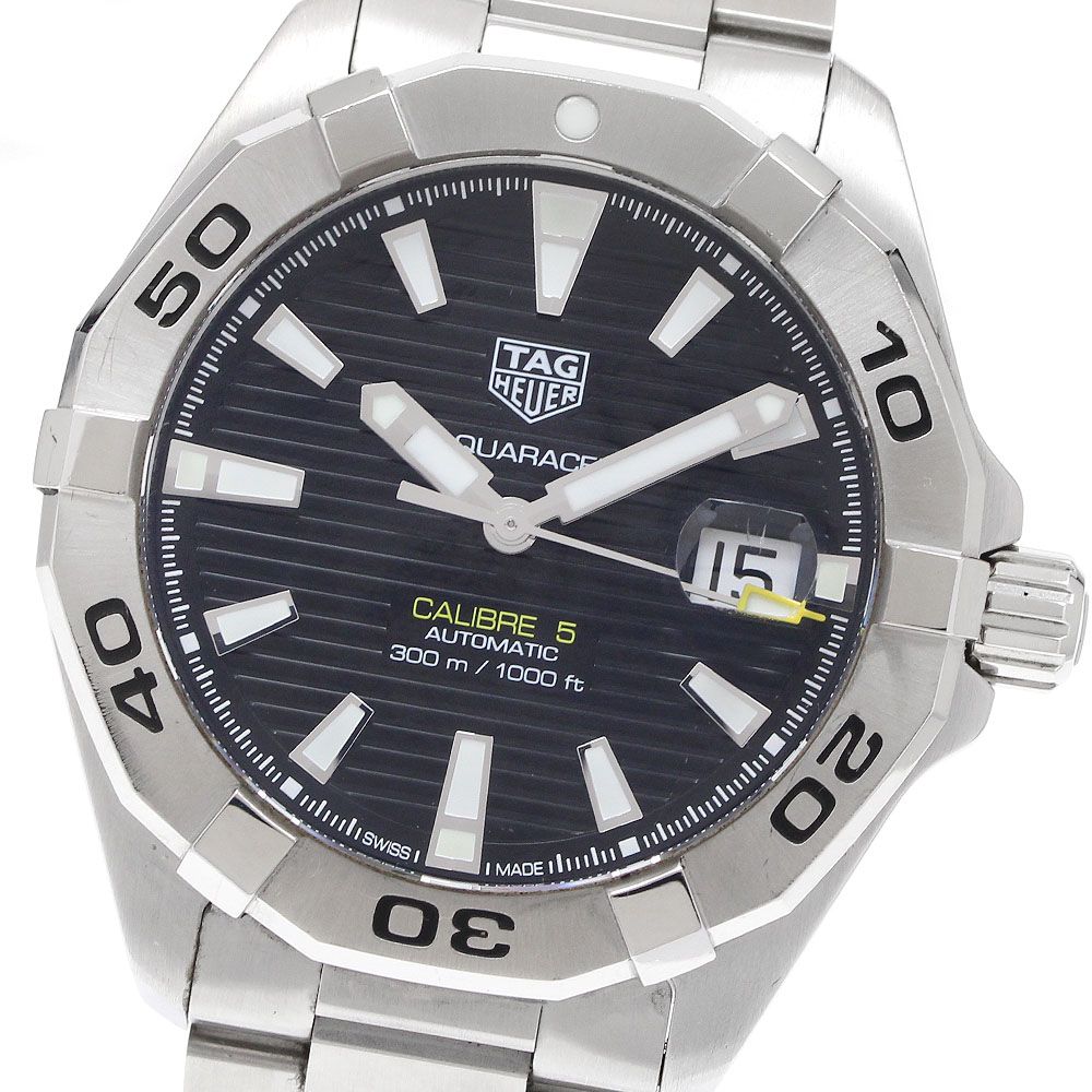 タグホイヤー TAG HEUER WBD2110 0 アクアレーサー キャリバー5 デイト 自動巻き メンズ _933578