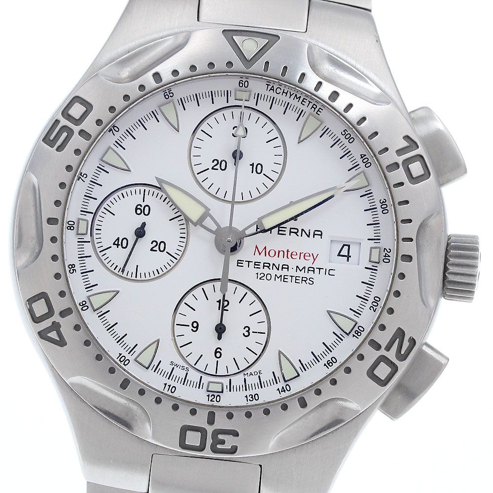 エテルナ Eterna 1630 41 エテルナマチック モントレー クロノグラフ 自動巻き メンズ _935171