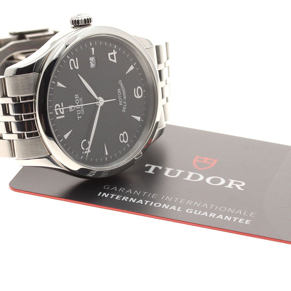  チュードル TUDOR 91550 1926 デイト 自動巻き メンズ 保証書付き_933004 リピーター多 自動巻き時計 腕時計(アナログ)