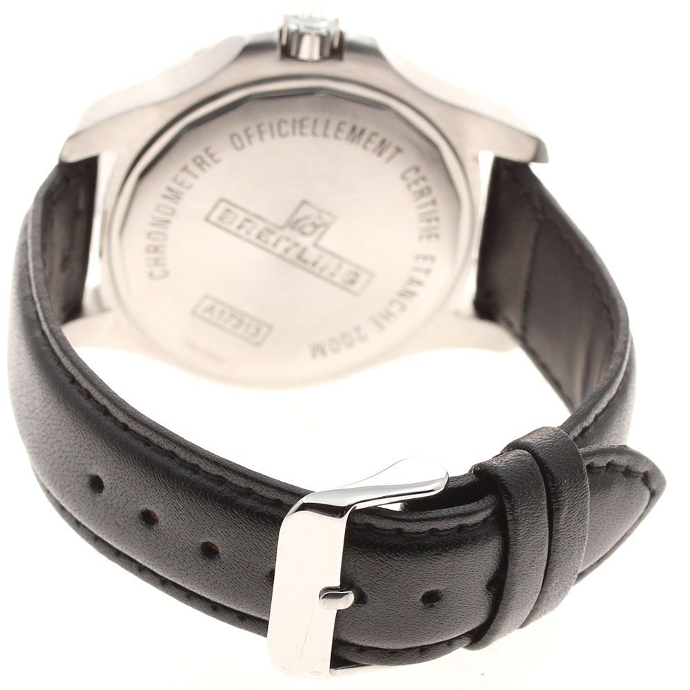  ブライトリング BREITLING A17313 コルト デイト クロノメーター 自動巻き メンズ 保証書付き_934198 無地シャツ 自動巻き時計 腕時計(アナログ)