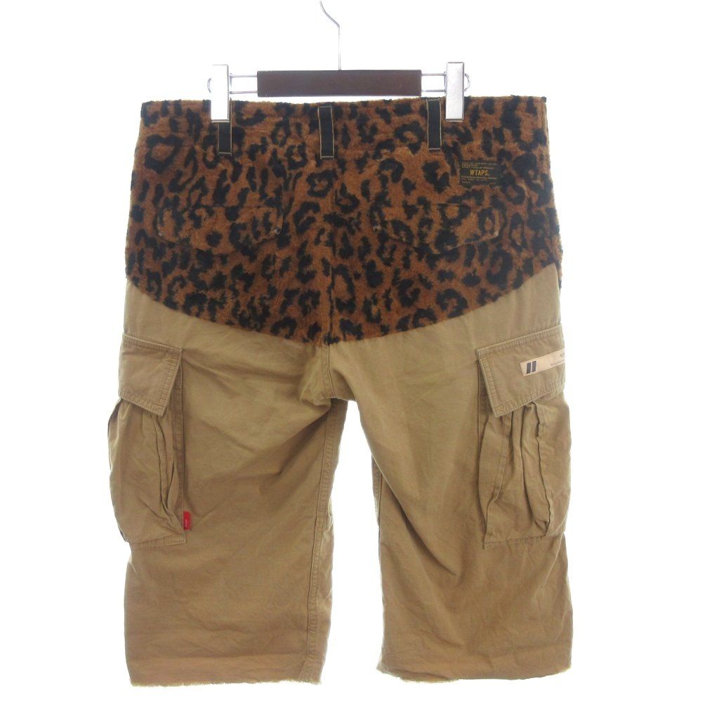 WTAPS トラ柄　ヒョウ柄　 フリースハーフパンツ WTAPS トラ柄 ヒョウ柄 フリースハーフパンツ W)taps - WTAPS ダブル