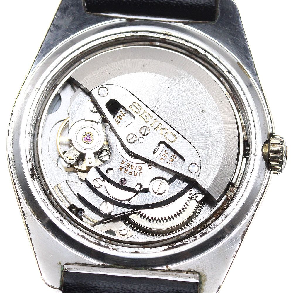  セイコー SEIKO 6146 8000 グランドセイコー ハイビート Cal 6146A 自動巻き メンズ _916085 ミニマル 自動巻き時計 腕時計(アナログ)