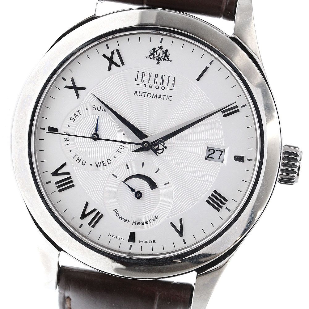 JUVENIA ジュベニア PRA2 4 514 20 Jコレクション パワーリザーブ 自動巻き メンズ _935356