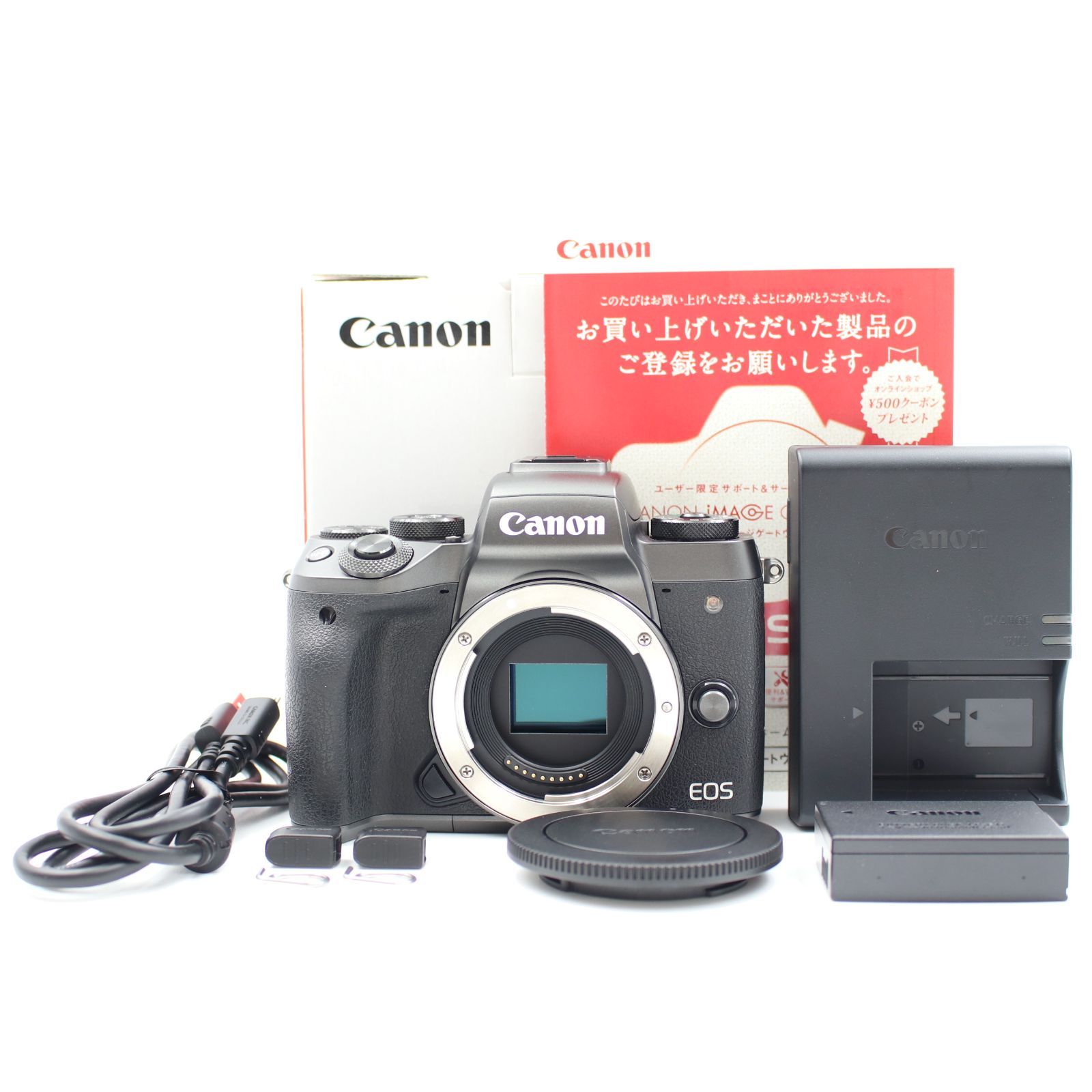 □新品同様□ CANON EOS M5 ボディ ミラーレス一眼カメラ キヤノン
