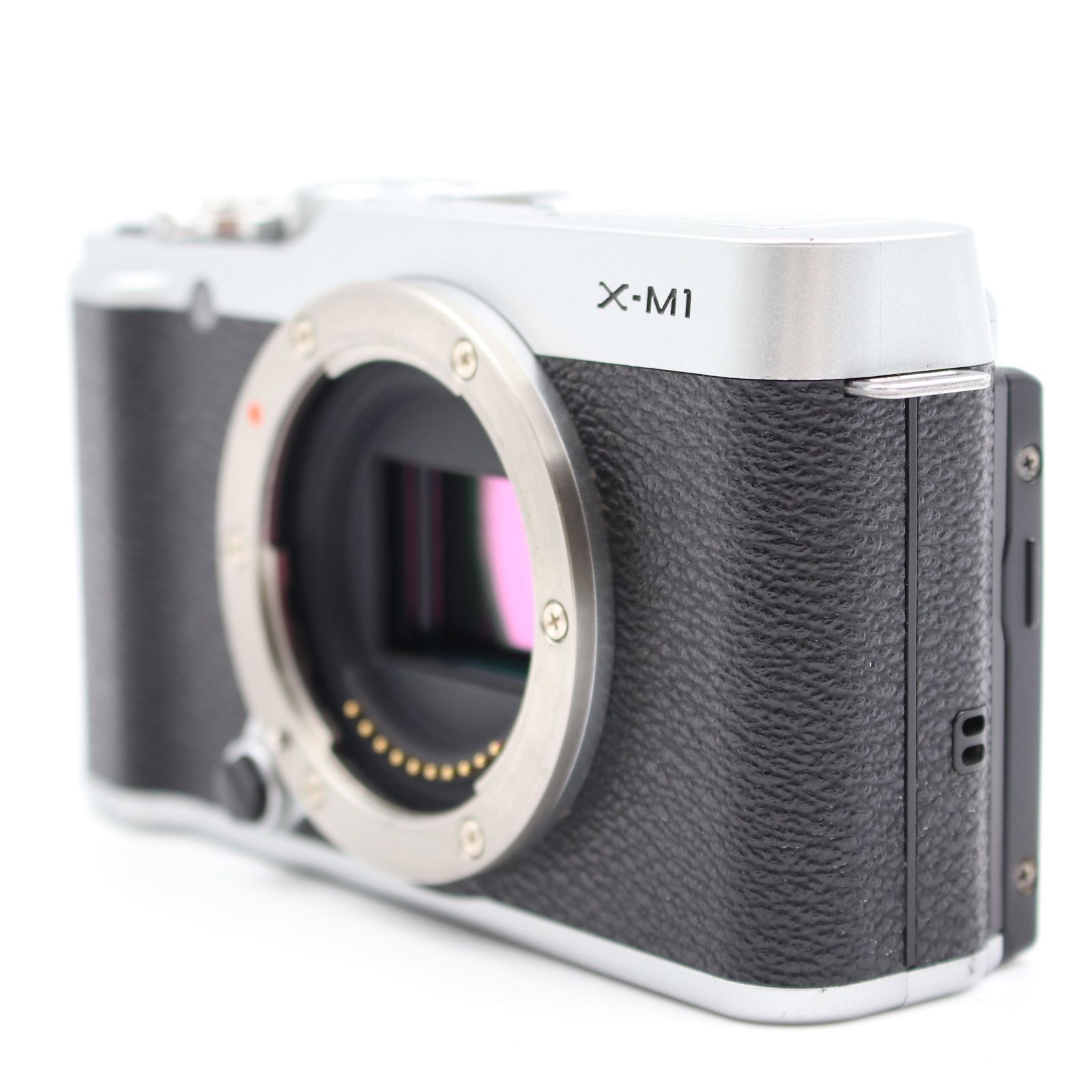□極上品□ FUJIFILM X-M1 ボディ シルバー ミラーレス一眼カメラ 富士