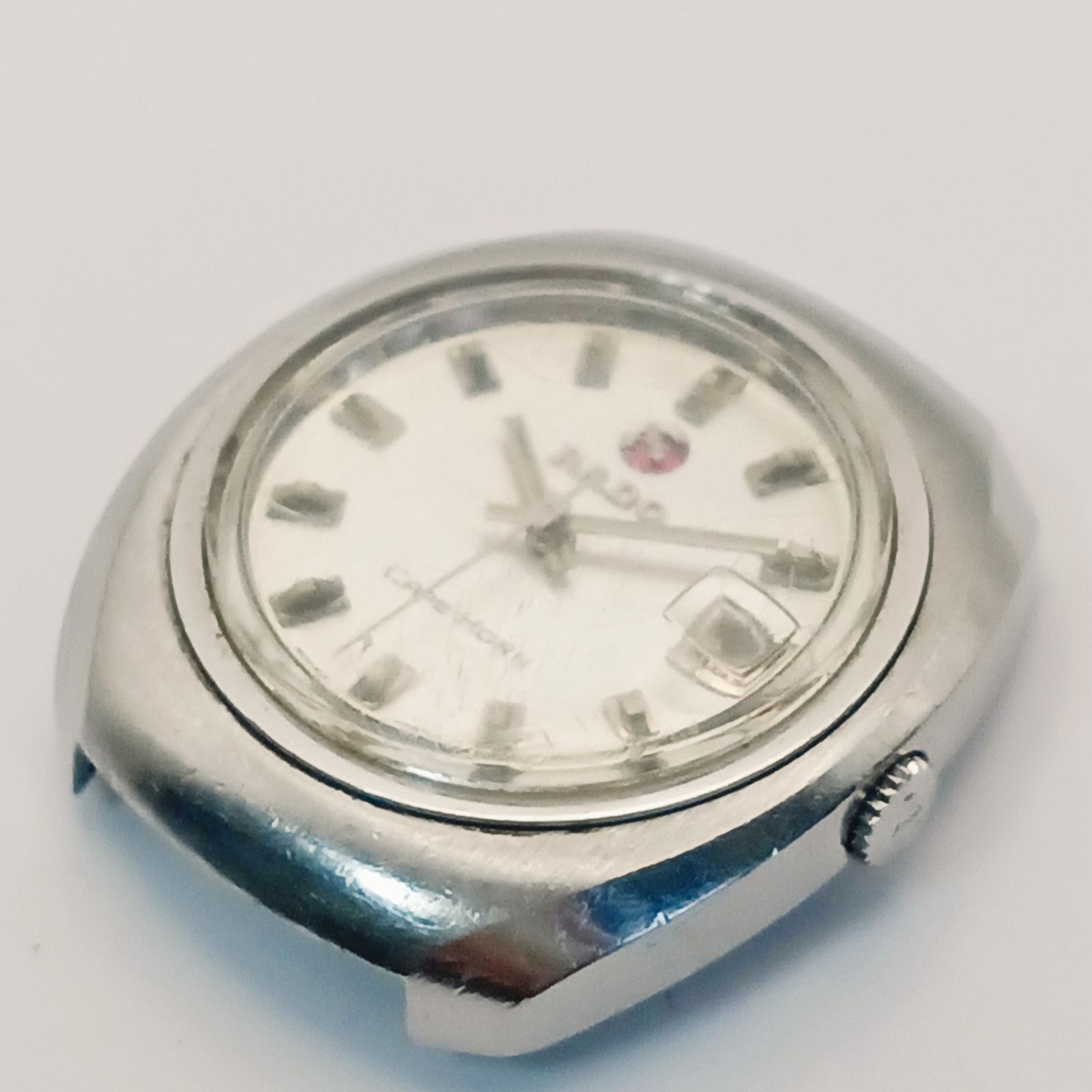  ジャンク 0114 3 RADO CAPE HORN ラドー ケープホーン 11904 メンズ腕時計 自動巻き フェイスのみ デイト 現状 不動 動きやすい 自動巻き時計 腕時計(アナログ)