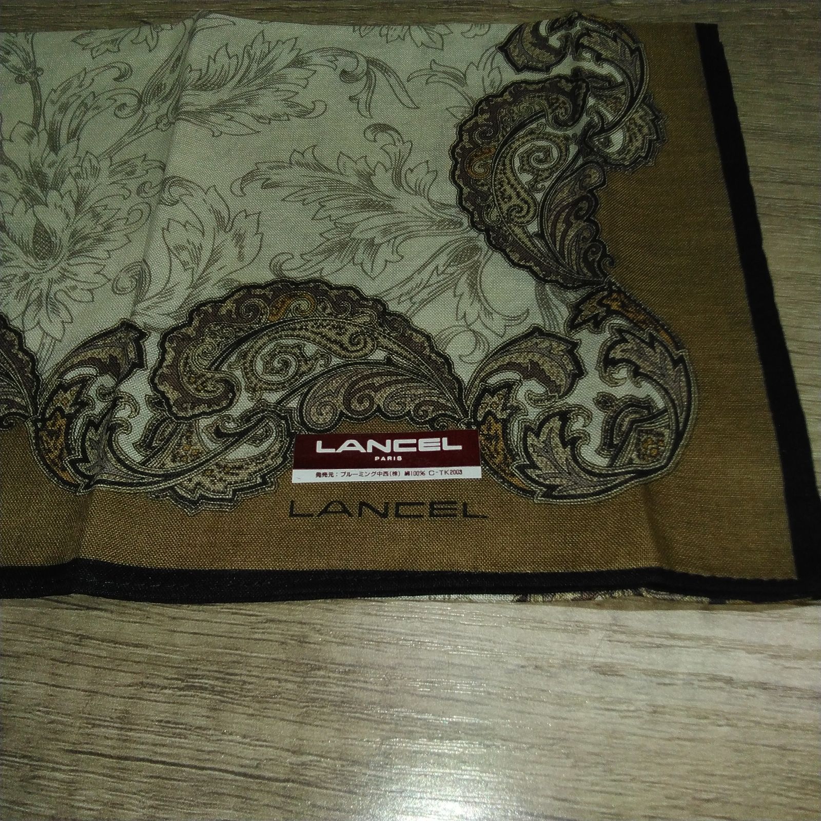 新品・未使用 ブランド ハンカチ まとめ売り 9枚 メンズ ファッション小物 ブランドハンカチ 綿100% 9枚セット 未使用品