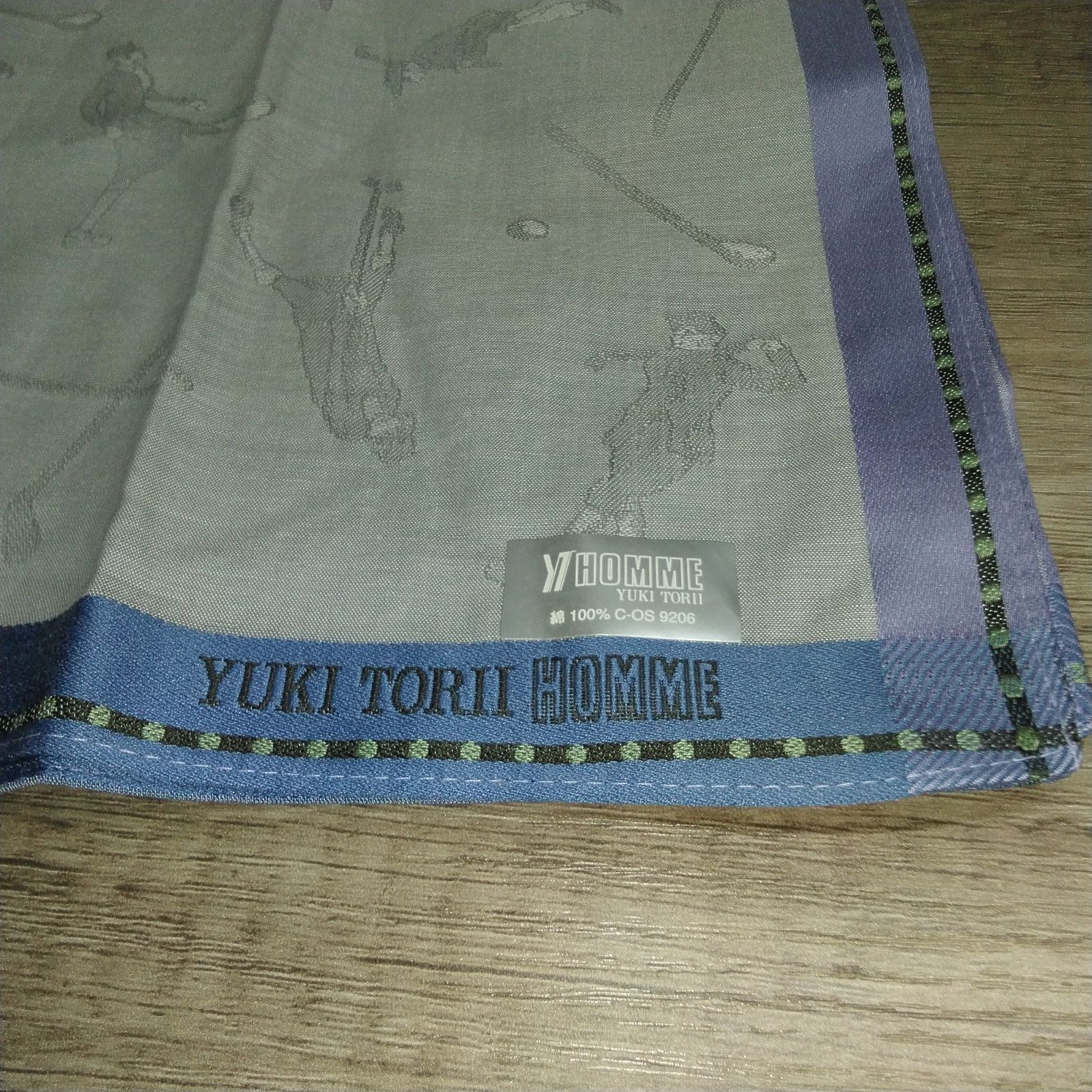 メンズ ファッション小物 ブランドハンカチ 綿100% 9枚セット 未使用品