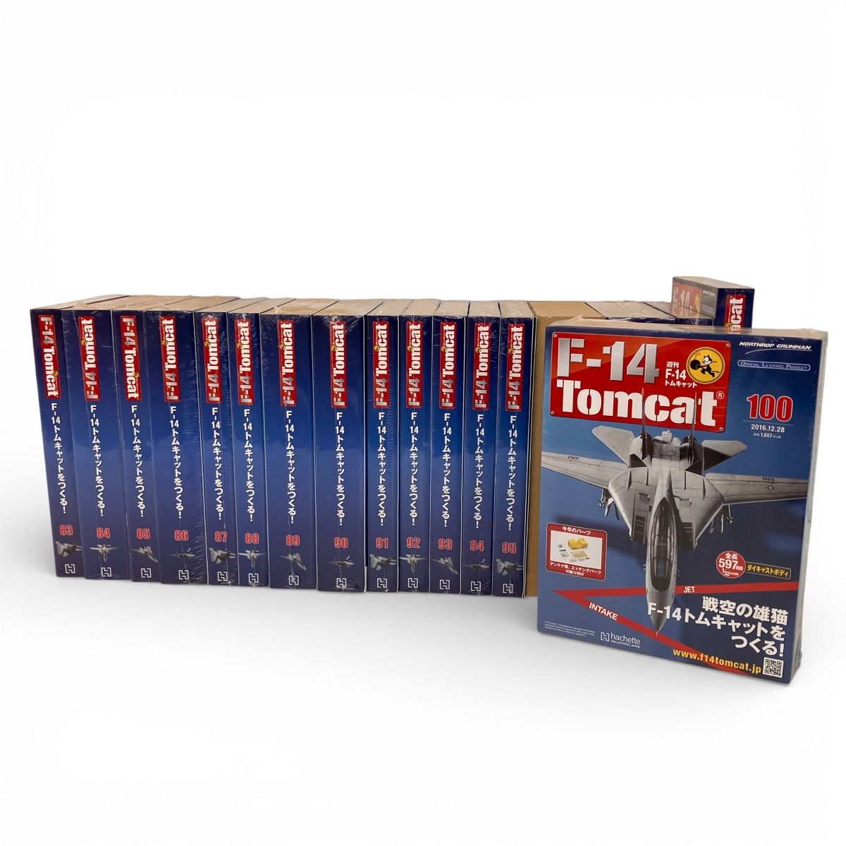 アシェット F-14 トムキャットを作る NO83~NO100 セット 96のみ開封品