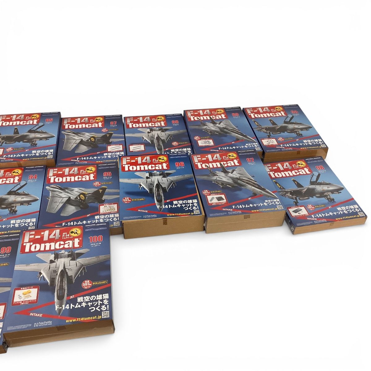 アシェット F-14 トムキャットを作る NO83~NO100 セット 96のみ開封品