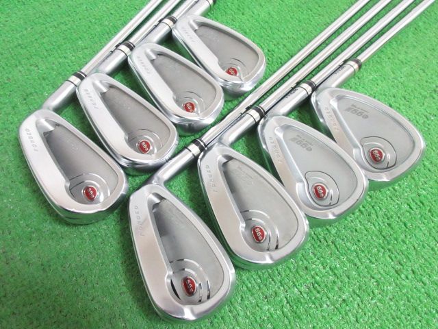 お買い得品！【中古ゴルフクラブ】(8本セット)プロギア NEW egg (赤エッグ) アイアン PF 2017 ソフトスチール 6〜9.P.A.AS.S【14日間返品OK】 プロギア エッグ egg PF 2017 アイアンセット 8本 #6-Sw SOFT-STEEL M