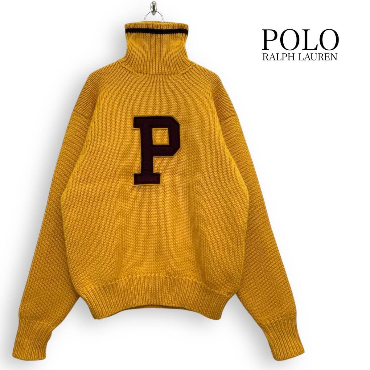 R2640 / 希少 90s POLO RALPH LAUREN ポロ ラルフローレン レタード P