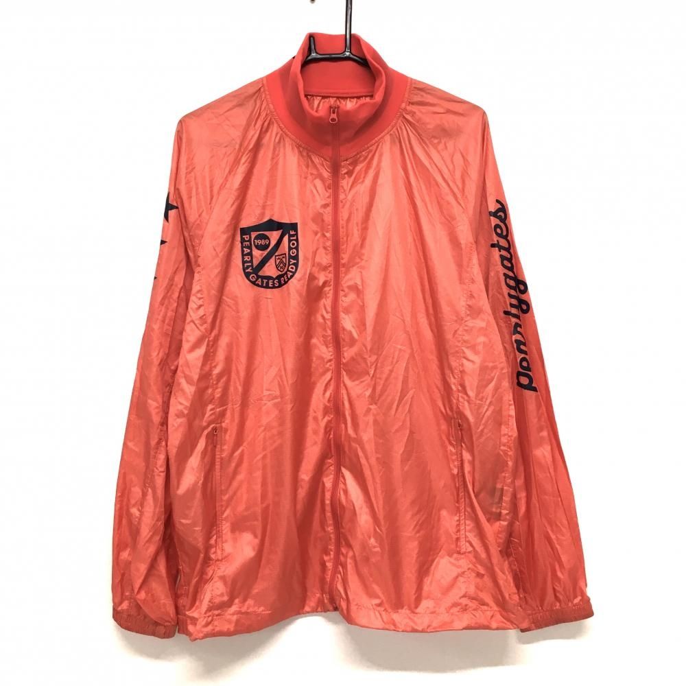 超美品】パーリーゲイツ ツインスニード ネイビー 蓄熱裏地 袖ロゴ