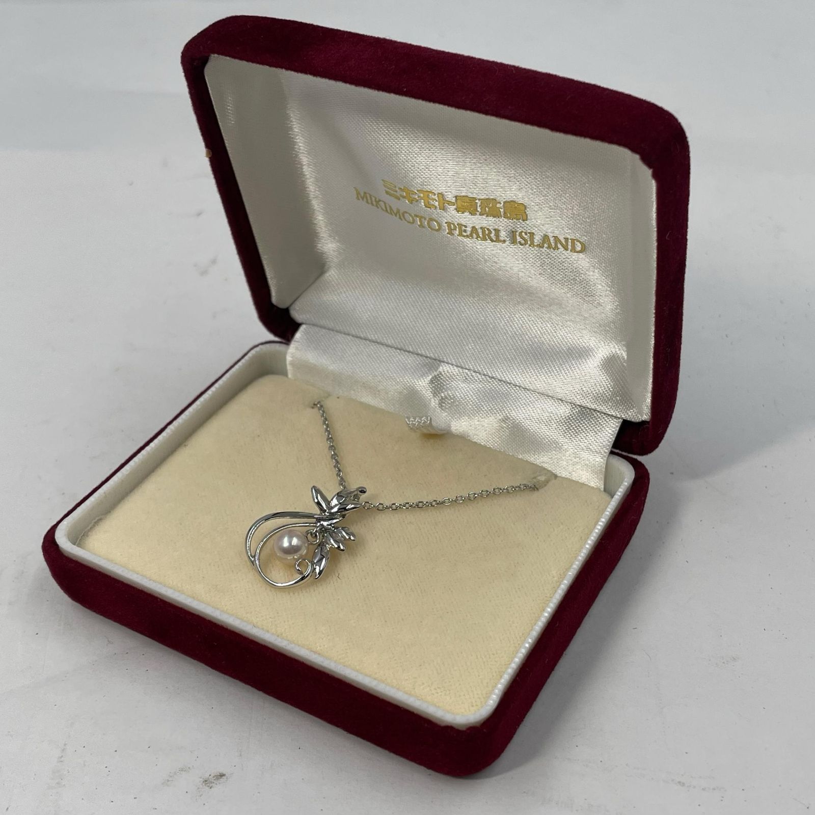 MIKIMOTO ミキモト パール 本真珠 SILVER 925 ネックレス レディース 